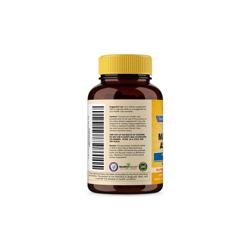 Sandhuherbals Zinc Magnesium Aspartato Cpsulas 90 Na