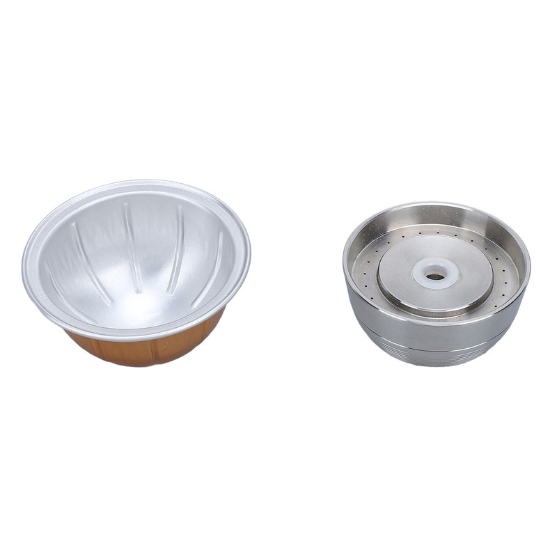 Reusable Coffee Capsule Stainless Steel Easy to Clean Long Lifespan