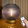ULAROOM Battery Operated Lamp with Remote Control, Cordless Table Lamps