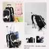 Rolling Backpack for Boys Girls Kids Backpack with Wheels Elementary
