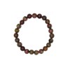 Z017RGJ - 8mm Red Grass Jasper Gemstone Bead Bracelet -