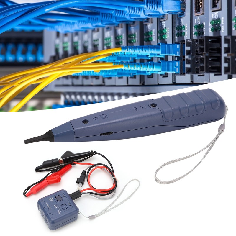 Network Cable Tester Handheld Telephone Line Finder Audio Generator Cable