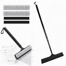Telescopic 2‑in‑1 Window & Shower Squeegee for Glass Doors