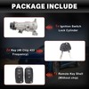 USTAR Ignition Switch Lock Cylinder Assembly with Key Compatible with