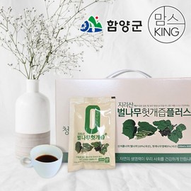 (함양군)함양군청운당농산 지리산벌나무 헛개즙플러스 100mlX60포 (Hamyang-gun) Hamyang-gun Cheongundang Agricultural Products Jirisan Mulberry Hemojuce Plus 100ml X 60 Packs