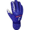 Reusch Unisex Goalkeeper Gloves Practical Finger Protection Deep Blue/White, 6.5