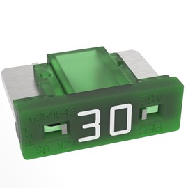 AUPROTEC Mini LP Car Fuses Blade Fuses 2A - 30A Selection: 30A Amp Green Pack of 5
