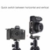 Camera L Bracket, Vertical Horizontal Switching Tripod Quick Release Plate