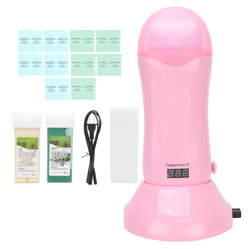 Hair Removal Waxing Roller Kit Milk Wax Aloe Vera Wax