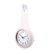 HERCHR Small Wall Clock, Bathroom Clock, Waterproof with Hooks for