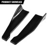 Unbranded Front Bumper Chin Lip Splitter Spoiler Body Kit +