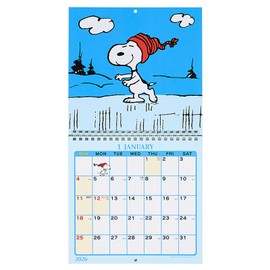 Sanrio 622508 Wall Calendar M 2026 Snoopy Paper Wall Hanging
