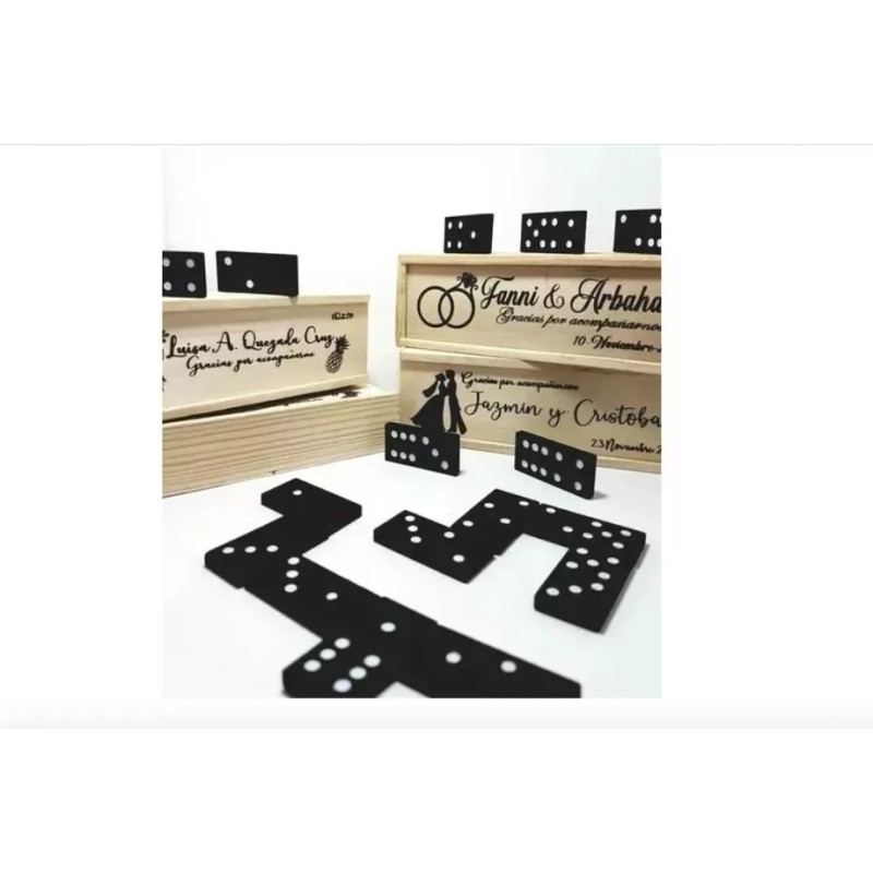 Like Shop 50 Domino Recuerdo Personalizado Para Fiestas