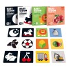 Tarjetas Estimulacin Visual Montessori Beb 0-36 Meses 80 Piezas Alto