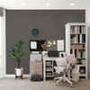 Glidden Interior Paint + Primer: Gray/Stone's Throw, One Coat, Flat,