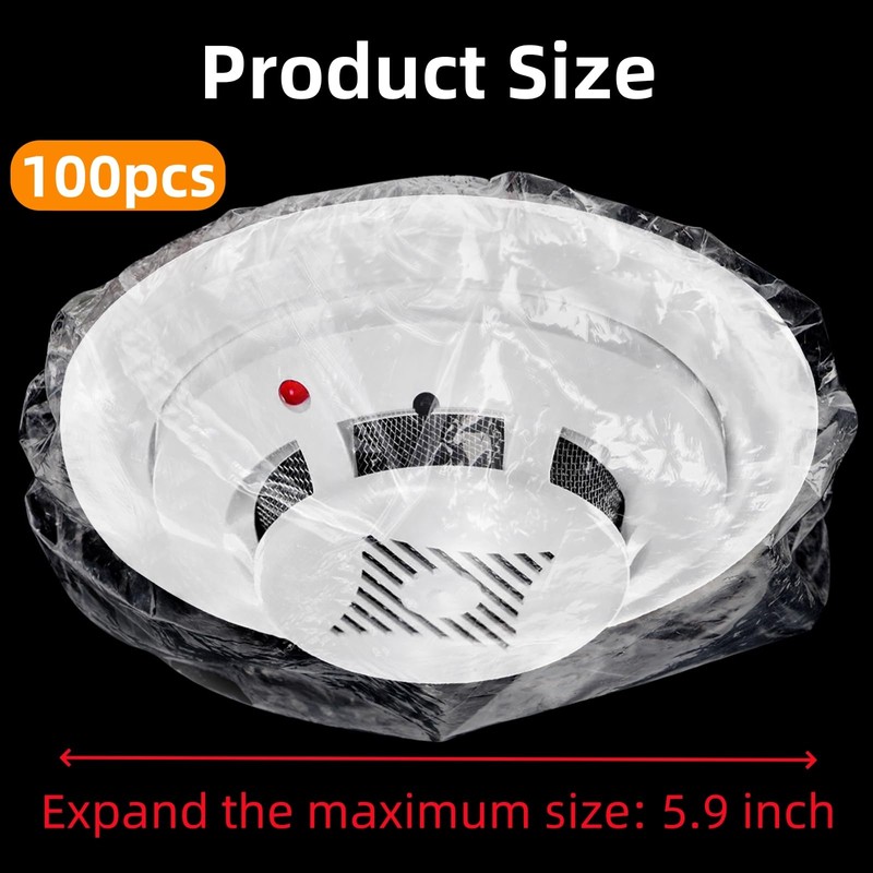 Cididu 100 Pack Smoke Detector Cover, Plastic Fire Alarm Cover