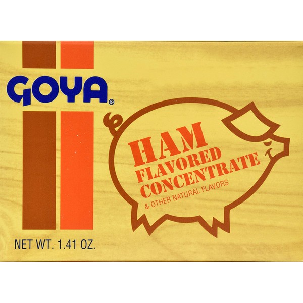 Goya Ham Flavored Concentrated Seasoning 1.41oz | Sabor a Jamon (Pack of 02)