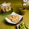 Sanko Marudaizu Senbei Edamame Kaoru Shioaji Whole Soybean Rice Crackers,