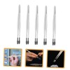 Ipetboom 5pcs Stainless Steel Tweezers Kit Flat Tip Multi Functional