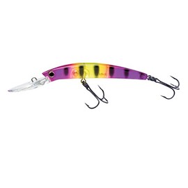 Yo-Zuri Crystal Minnow Deep Diver Walleye Floating Lure, 5 1/4", Acid Perch