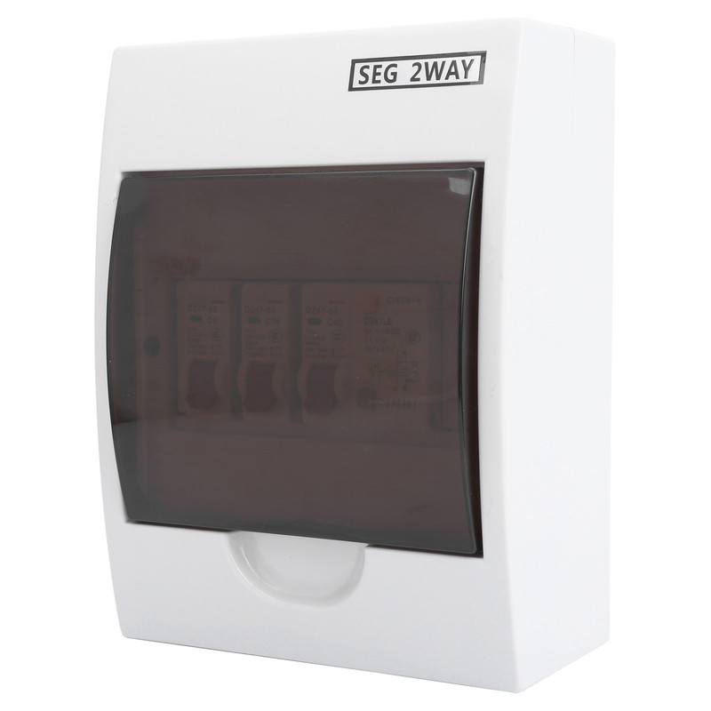 Fuse Box 2 Way 40A 30mA RCD + 2 MCB