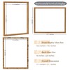 Volakk Floating Frame 16x20 Double Glass Frame Floater Frame 20x24