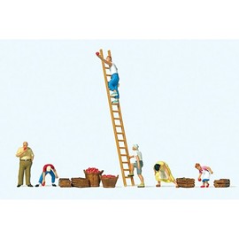 (PREISER) Apple Harvesters 87:1 (Painting: 6 people) / (PREISER)사과 수확하는 사람들 87:1 (도색:6명)