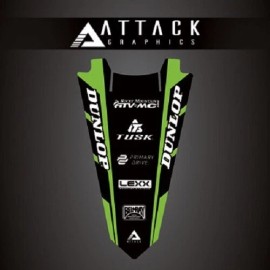 Attack Graphics Renegade Rear Fender Decal Green