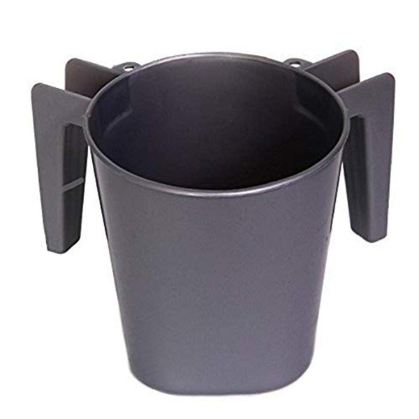 Ybm Home Plastic Square Wash Cup Ba154 (Gray, 1)