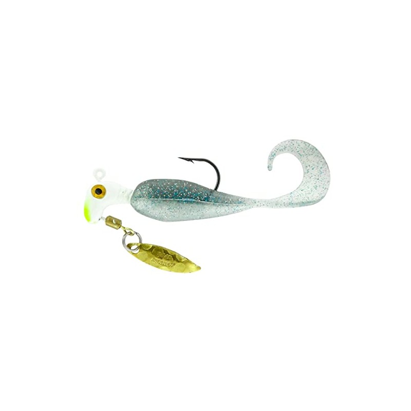 RoadRunner Vibe Runner Underspin Jig Head/Plastic Curl Tail