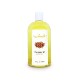 FLAX SEED OIL ORGANIC CARRIER VIRGIN COLD PRESSED PURE 4 OZ TO 1 GALLON (16 OZ)