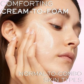 Lancôme Confort Creme Mousse, Limpiador Facial Reconfortante y Desmaquillante con Aceite de Rosa Mosqueta 125 ml