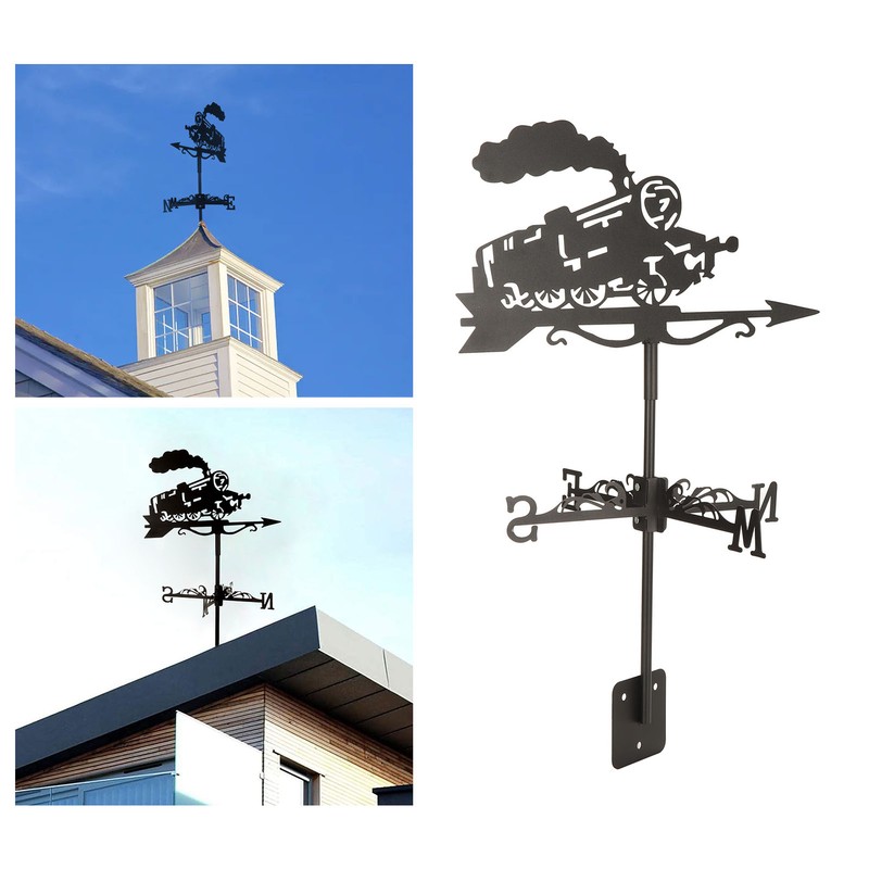 Garden Weathervane Roof Outdoor Metal Wind Vane Decoration for Yard