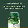 Nature's Bounty Vitamin D3 1000 IU Softgels, Immune Support, Promotes