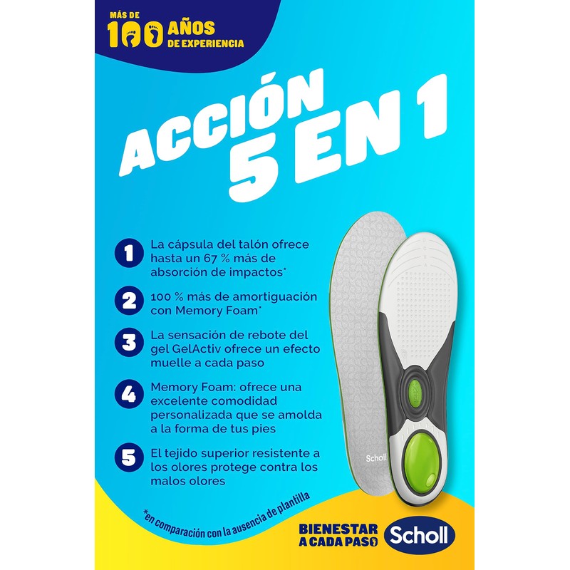 Scholl LiquiFlex Einlegesohlen für den Alltag - Herrenschuhe Größe 41-46,5