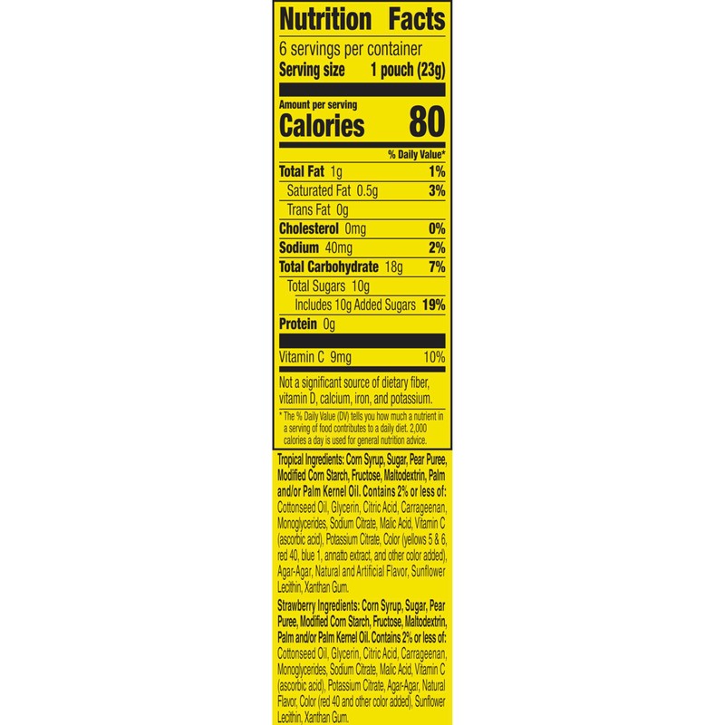 Gushers Fruit Flavored Snacks Variety Pack, Tropical and Strawberry Flavors,