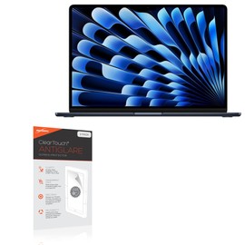 BoxWave Screen Protector Compatible with Apple M3 MacBook Air (15 in) - ClearTouch Anti-Glare (2-Pack), Anti-Fingerprint Matte Film Skin