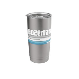 I Love Bozeman Montana Rocky Mountains Winter Snow Stainless Steel Insulated Tumbler