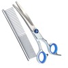 Dog Grooming Scissors Kit Stainless Steel Comfortable Adjustable Screw Professional