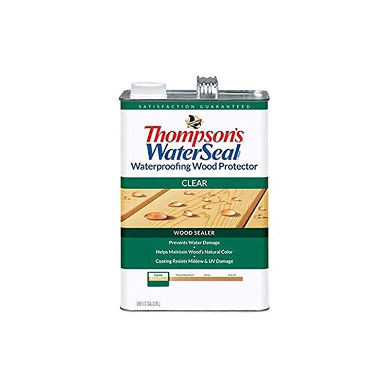 Thompson's Water Seal 21802 VOC Wood Protector, 1.2-Gallon, Clear