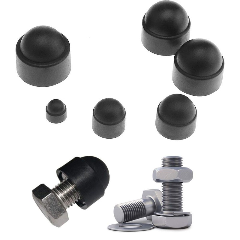 Guard4U 170Pcs M4 M5 M6 M8 M10 M12 Black Bolt