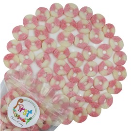 FirstChoiceCandy Gummy Rings (Sour Mini Pink Lemonade, 5 Pound (Pack of 1))