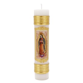 Religious Santa Muerte Candles Catholic,Virgen De Guadalupe Prayer Candles for Church Mexican Gift,Cirios Religiosos Catolicos,Cirio Pascual Catolico,Veladoras De La Santa Muerte
