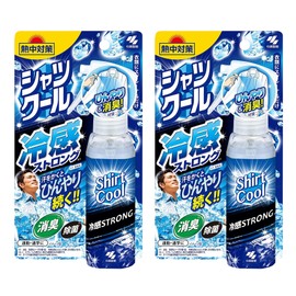 Set of 2 Heat Stroke Shirt Cool Cooling Strong 3.4 fl oz (100 ml)