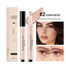 Hydrating Camo Concealer, Lightweight Long Lasting Liquid Concealer for Mature Skin, Full Coverage Colour Corrector, All-Day Wear Face Make-up for Women (Warm Beige)