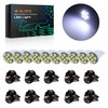 GLOFE T10 194 168 Dash Instrument White LED Light Bulbs