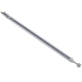 Metal Part 7 Telescopic AM, FM Radio Antenna Length 75 cm Long Silver