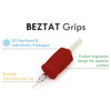 BEZTAT 25mm (1 Inch) Ultra Premium Clear Disposable Tubes w/Red
