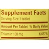 Nature Made Nature Made Vitamin B-1 100 mg, 100 Tablets