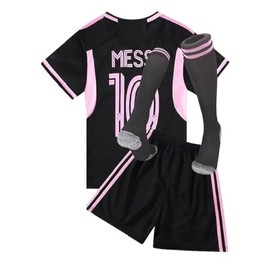 Miami Kids Jersey + Shorts + Socks Set Kit Size Medium (8-9 Years Old) For Youth